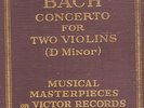VICTOR  SCROLL SET VM-123: ARNOLD & ALMA ROSE PLAY BACH DOUBLE VIOLIN CONCERTO