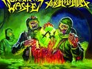 TOXIC HOLOCAUST / MUNICIPAL WASTE Split LP (GID Vinyl) - THRASH METAL - OOP/NEW