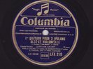 4 columbia 78 rpm Quatuor CAPET 1 quatuor violon et violoncelle Debussy