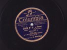 Columbia D15091 Francis PLANTE piano Romance/Etude N°4