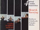 MERCURY 3LP STEREO Box HENRYK SZERYNG Violin 4 Great Ctos BEETHOVEN    SR3-9017