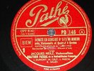 JACQUES NEILZ cello & Quatuor Pascal - Sonate N°5 Vivaldi - 2X 78 rpm Pathé NM 