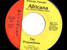 Funk 45 THE PROPOSITIONS Africana on Movement HEAR Rare HEAVY