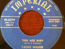 T-Bone Walker-Strugglin' Blues/Teen Age Baby 45. Imperial. Rare Blues
