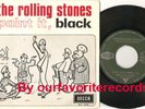 THE ROLLING STONES SINGLE PAINT IT BLACK SPAIN UNIQUE RARE EX