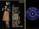 LOUISE CORDET Sweet Beat ORIGINAL 1963 UK Decca EP Near Mint