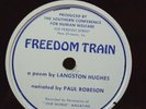 1947 FREEDOM TRAIN ORIGINAL 78 RPM RECORD // NARRATED BY PAUL ROBESON