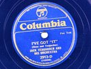 VERY RARE JACK TEAGARDEN 78 I'VE GOT IT/ PLANTATION MOODS BLUE COLUMBIA 2913-D E