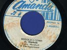 2012  LARRY MARSHALL-BEHOLD I COME-AMANDA-  REGGAE 45 7