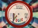 TRANS VOLTA disco computer / PLASTIC tout petit RARE ORANGE COSMIC DISCO 12