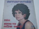 AMARANDE: Relax / Ouvrez   RARE BOSSA JAZZ SCAT 45