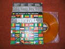 BOB MARLEY & THE WAILERS SURVIVAL YELLOW ORANGE LP VINYL JAMAICA 