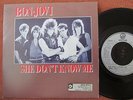 BON JOVI - SHE DON'T KNOW ME. VERY RARE UK PROMO SINGLE. VERDJ 11
