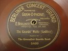 BERLINER CONCERT GRAND 5469 GRENADIER GUARD BAND The Guards Waltz