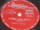 JAMES DARREN 1962 Goodbye Cruel World RARE 10” 78 RPM  BRAZIL