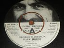 ?GEORGE HARRISON (BEATLES) 1975 UK APPLE 1st PRESS DEMO DARK HORSE VG+?