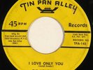 MELLOHARPS doo wop group 45 “I Love Only You” on TIN PAN ALLEY nice copy HEAR