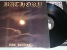 BATHORY LP THE RETURN BLACK MARK BMLP 666-II 1985 SWEDEN