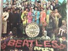 BEATLES SGT PEPPERS RARE STEREO UK PARLOPHONE LP WITH FLAME INNER AND INSERT