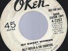 BILLY BUTLER & CHANTERS OKEH WLP 45 NEVERTHELESS MY SWEET WOMAN VG C. MAYFIELD