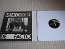 NEW ORDER - 'DE FACTO'  LIVE LP   SWEDEN 19/5/81