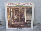 Signed Doc & Merle Watson + Sam Bush & T Michael LP Record Down South Autograph