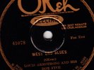 HOT JAZZ  One of the ULTIMATE classics. Louis Armstrong West End Blues VeryClean