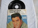7 ' ELVIS PRESLEY(YEAR COVER 1957) '' TREAT ME NICE/JAILHOUSE ROCK ''  GERMANY