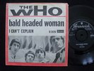 The WHO Bald Headed Woman / I Can't Explain Danish 45 + PS RARE Denmark 7