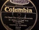 1920s CALIFORNIA RAMBLERS-UKELELE TREE,CLIMB THE HIGHEST MOUNTAIN Columbia  78