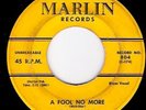 EDDIE HOPE & MANISH BOYS A Fool No More/Lost Child MARLIN Blues original press