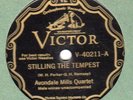 Victor 40211 AVONDALE MILLS QUARTET Stilling The Tempest FINE  1928 Atlanta