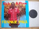 LP  FRANKIE PAUL - rich&poor / UK-CLASSIC   GROßE FOTOS