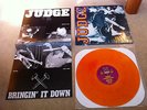 JUDGE BRINGIN`IT DOWN LP ORANGE VINYLSXE,CRO-MAGS,NYHC,BOLD, read shipping