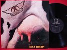 Aerosmith Get a Grip Picture & Lyric W/In EX   EX+ LP