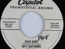 R&B Popcorn Soul 45 BETTY JEAN MORRIS Shack Daddy CAPITOL HEAR