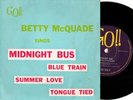 Betty McQuade Super Rare-OZ-EP-Midnight bus-Go-1965-Rockabilly-VG+