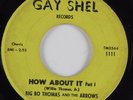 Funk 45 BIG BO THOMAS & THE ARROWS How About It GAY SHEL HEAR