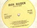 IRON MAIDEN RARE PIECE of MIND IRISH PRESSING VINYL LP