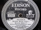 Edison Diamond Disc 52424 B.A. Rolfe & his Palais d'Or Orchestra