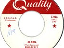 KING BEEZZ Canadian psych garage QUALITY 45#1792X GLORIA/She Belongs To Me VG++