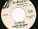 NORTHERN SOUL - RARE -  FRANKIE & JOHNNY - I'LL HOLD YOU - HICKORY WDJ