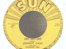 Rockabilly 45-Johnny Cash-Cry Cry Cry-Sun 221-ORIGIINAL-Push Marks-VG