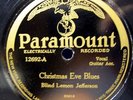 Blind Lemon Jefferson 78 Paramount 12692 Christmas Eve Blues / Happy New Years