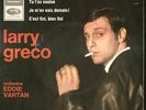 disque 45 vinyles   larry greco jette la