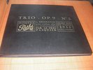 RARE FRENCH DELUXE SET PATHE 78 rpm  x 3  BEETHOVEN  trio op.9 n° 3 PASQIER TRIO