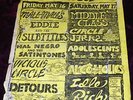 RARE 1980 MAU MAUS FLYER MIDDLE CLASS CIRCLE JERKS VICIOUS CIRCLE @FLEETWOOD KBD