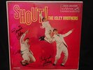 THE ISLEY BROTHERS AUTOGRAPHED (RARE) SHOUT LP