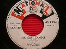 MIGHTY DUKE 45- MR. SOFT CANDLE w/MR. LEH ME GO on NATIONAL rare CALYPSO