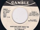 RARE 70s SOUL B.K. MARCUS Does she care about me LISTEN